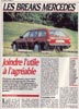 Présentation des break en juin 1986 AutoHebdo